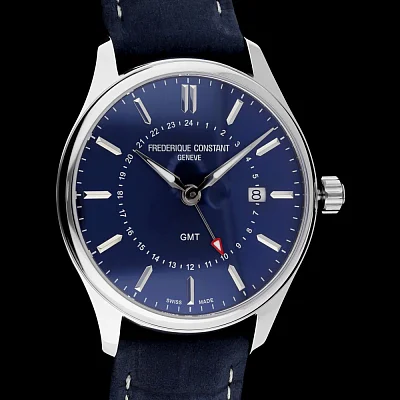 Frederique Constant Classics Quartz GMT FC-252NS5B6