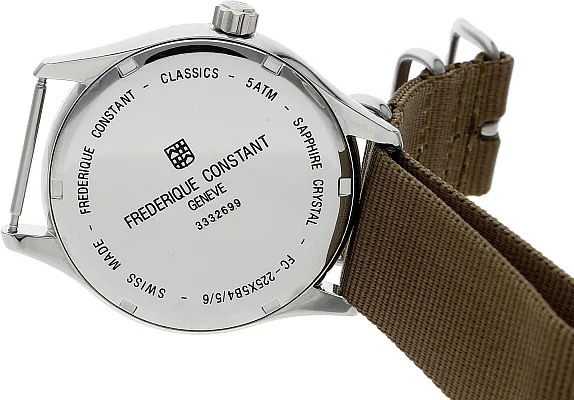Frederique Constant Classics Quartz NATO Leather Set FC-225GT5B6
