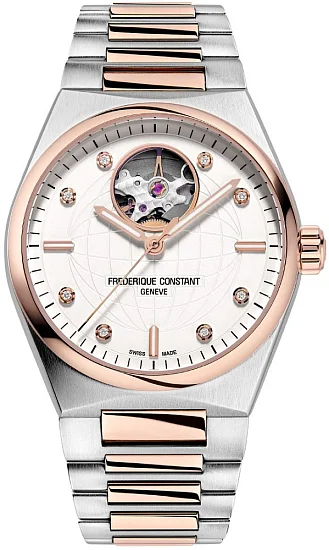 Frederique Constant Highlife Ladies Automatic Heart Beat Open-Heart Diamonds Set FC-310VD2NH2B