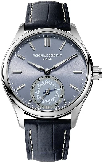 Frederique Constant Horological Smartwatch Light-Blue Dial FC-285LNS5B6-