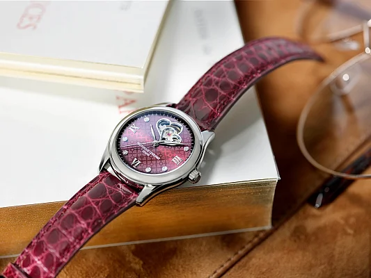 Frederique Constant Ladies Automatic Heart Beat Diamonds FC-310BRGDHB3B6