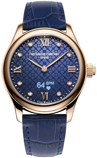Frederique Constant Vitality Hybrid Smartwatch Ladies Diamonds FC-286ND3B4