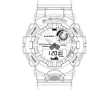  Zdjęcie 11 Casio G-Shock G-Squad Analog-Digital Bluetooth Steptracker Black GBA-800-1AER