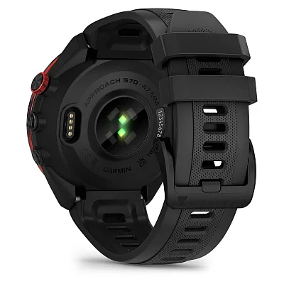 Garmin Approach S70 47mm Digital Golf Smartwatch Ceramic Black HR GPS 010-02746-12