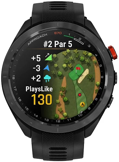 Garmin Approach S70 47mm Digital Golf Smartwatch Ceramic Black HR GPS 010-02746-12