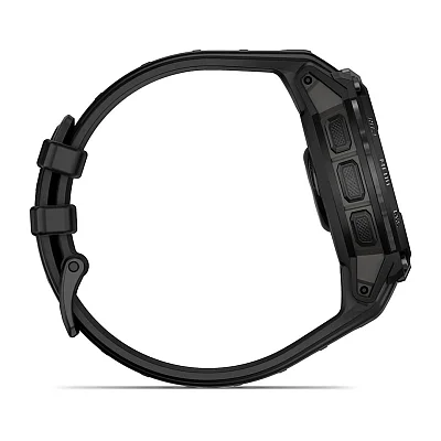 Garmin Instinct Crossover 45mm AMOLED Sapphire Tactical Edition Black with Black Silicone Band HR GPS 010-03398-02
