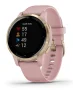  Zdjęcie 4 Garmin Vivoactive 4S 40mm Digital Smartwatch Steel Rose Gold, Pink Silicone Strap HR GPS 010-02172-33