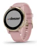  Zdjęcie 3 Garmin Vivoactive 4S 40mm Digital Smartwatch Steel Rose Gold, Pink Silicone Strap HR GPS 010-02172-33