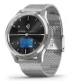  Zdjęcie 3 Garmin Vivomove Luxe 42mm Hybrid Smartwatch Steel, Silver Mesh HR 010-02241-23