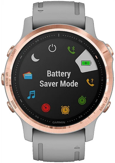 Garmin fenix 6S Pro Sapphire 42mm Rose Gold-Grey HR GPS 32GB Digital Smartwatch 010-02159-21