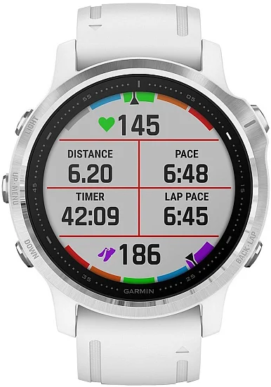 Garmin fenix 6S 42mm White HR GPS Digital Smartwatch 010-02159-00