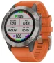  Zdjęcie 2 Garmin fenix 6 Pro Sapphire 47mm Titanium Orange HR GPS 32GB Digital Smartwatch OUTLET 010-02158-14