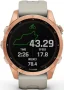  Zdjęcie 7 Garmin Fenix 7S 42mm Solar Rose Gold Steel, Sand Silicone Strap HR GPS 010-02539-11