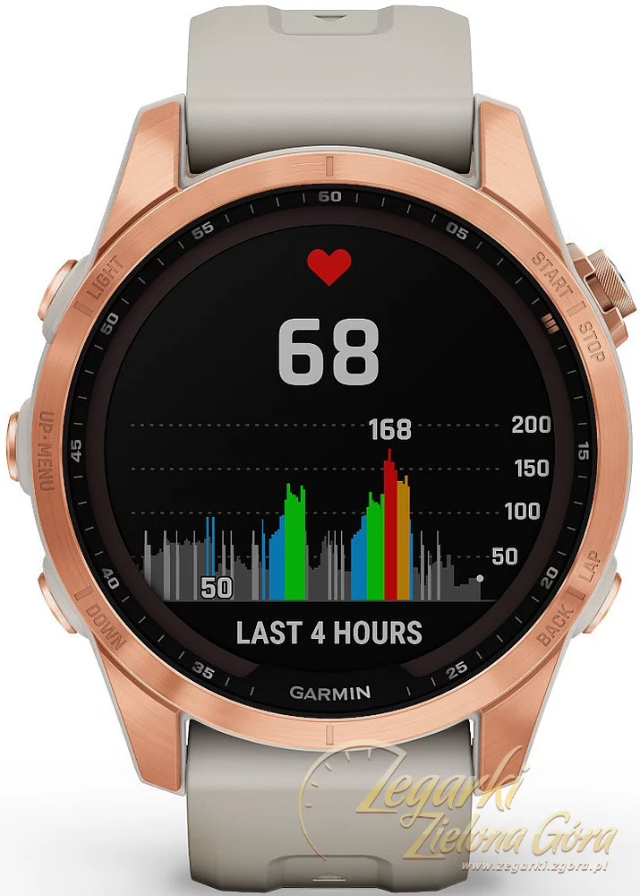 Montre GPS Garmin Fenix 7S 42 Mm - Blanc/Argent - Occasion Avec écran Rayé
