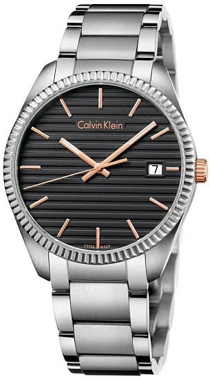 CALVIN KLEIN Gent Alliance Black PVD K5R31B41