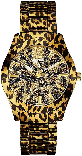 Guess Fierce Animal Print Yellow Gold GW0450L1