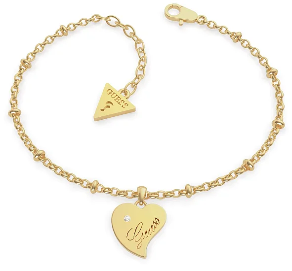 Guess Bransoletka Damska Kryształki Stal PVD UBB79010-S