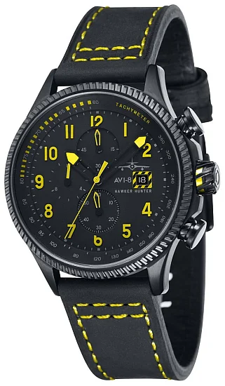 AVI-8 Hawker Hunter Chrono Strap SET Leather/NATO AV-4036-01
