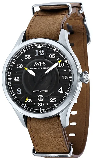 AVI-8 Hawker Hurricane Automatic Limited Edition SET Leather/NATO AV-4046-01