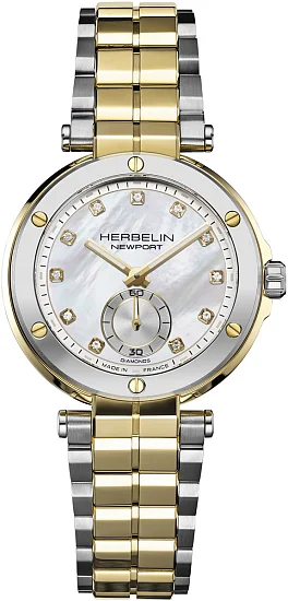 Herbelin Newport Slim Lady Diamonds 18289BT1N89