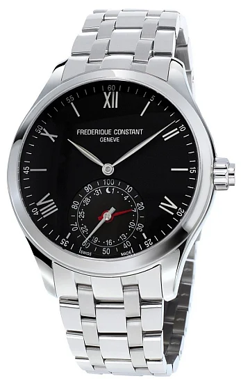 Frederique Constant Horological Smartwatch Black Dial Bracelet FC-285B5B6B