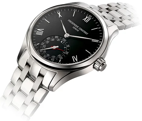 Frederique Constant Horological Smartwatch Black Dial Bracelet FC-285B5B6B