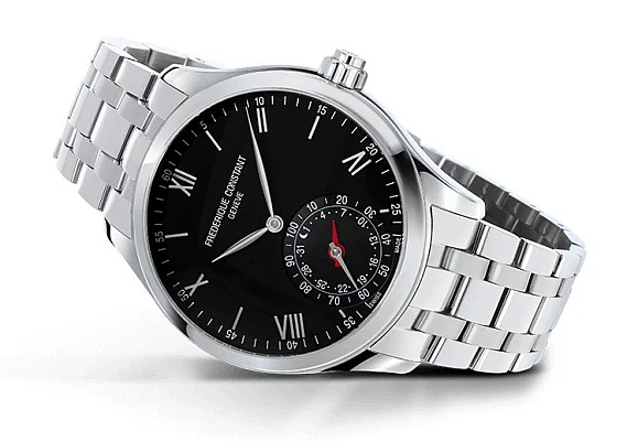 Frederique Constant Horological Smartwatch Black Dial Bracelet FC-285B5B6B