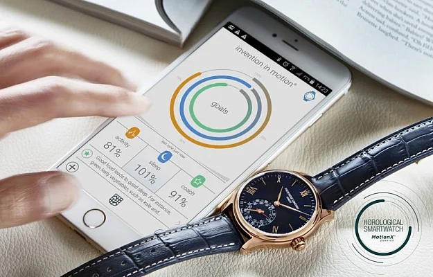 Frederique Constant Horological Smartwatch Dark Blue Dial FC-285N5B4