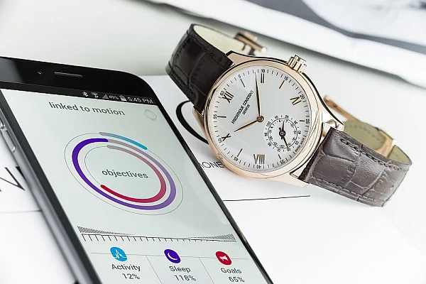 Frederique Constant Horological Smartwatch White Dial FC-285V5B4