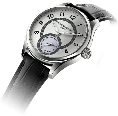 Frederique Constant Horological Smartwatch White Grey Dial FC-285SDG5B6