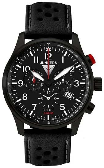 Junkers Hugo Junkers Quartz Chrono Black PVD JU-6680-2