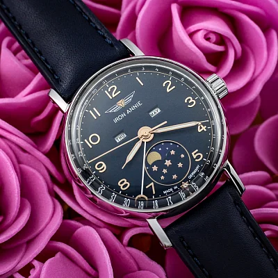 Iron Annie Amazonas Impression Lady Quartz Moonphase Calendar IA-5977-4