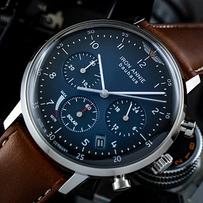 Iron Annie Bauhaus Quartz Chrono Solar IA-5086-3OLD