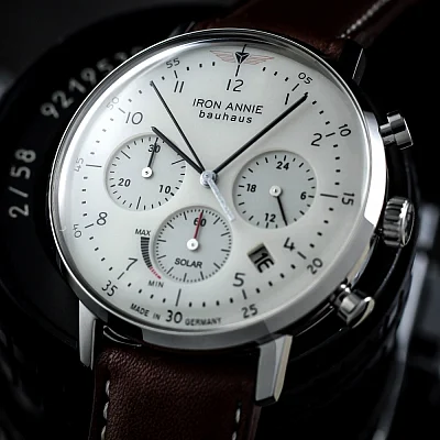 Iron Annie Bauhaus Quartz Chrono Solar IA-5086-5OLD