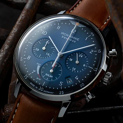 Iron Annie Bauhaus Quartz Chrono Solar IA-5086-3OLD