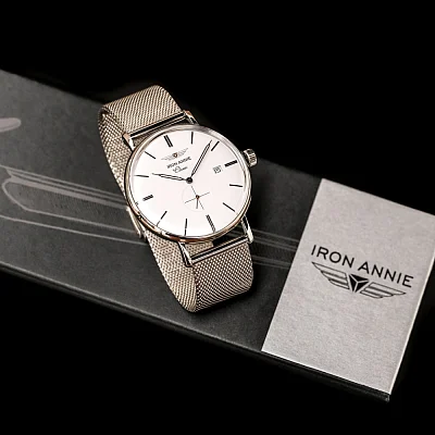 Iron Annie Classic Quartz Small Second Mesh IA-5938M-1