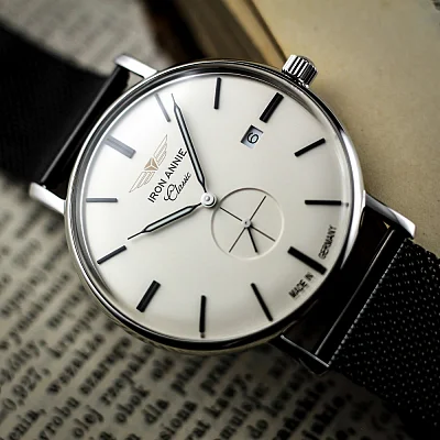 Iron Annie Classic Quartz Small Second Mesh IA-5938M-5
