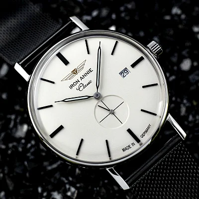 Iron Annie Classic Quartz Small Second Mesh IA-5938M-5
