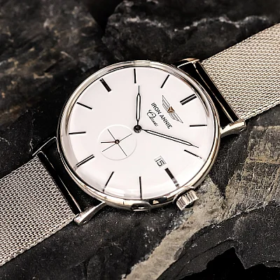 Iron Annie Classic Quartz Small Second Mesh IA-5938M-1