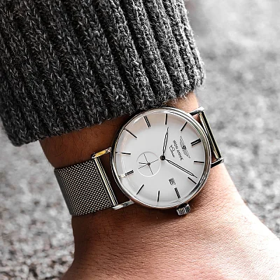 Iron Annie Classic Quartz Small Second Mesh IA-5938M-1