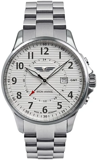 Iron Annie Wellblech Quartz GMT Bracelet IA-5840M-1