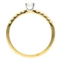 Zdjęcie 2 Wysoka Próba Złoty Pierścionek z Brylantami Rozmiar 15 1,93g TC.P1461.00Z