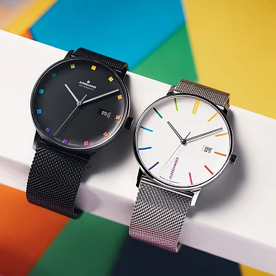 Junghans Form A Automatic Black PVD Mesh Bauhaus Limited Edition 27/4533.44