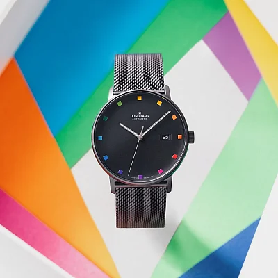 Junghans Form A Automatic Black PVD Mesh Bauhaus Limited Edition 27/4533.44