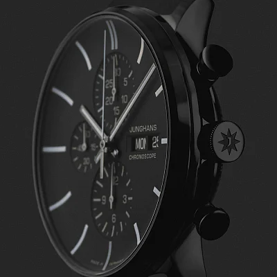 Junghans Form A Automatic Chrono Chronoscope German Date 27/4371.03