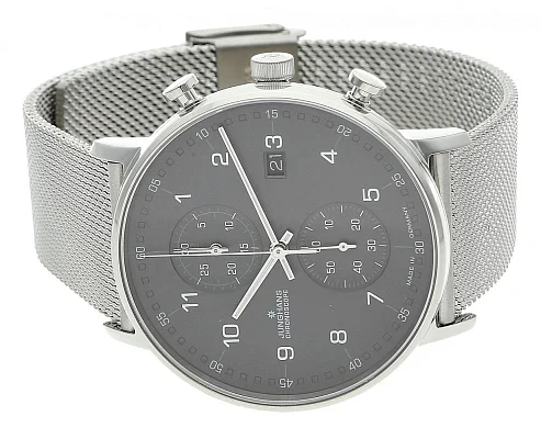 Junghans Form C Quartz Chrono Chronoscope Mesh 41/4877.44