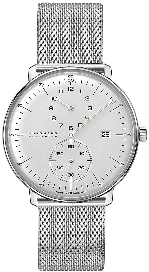 Junghans Max Bill Automatic Regulator Edition Bauhaus Sapphire Mesh 27/449246