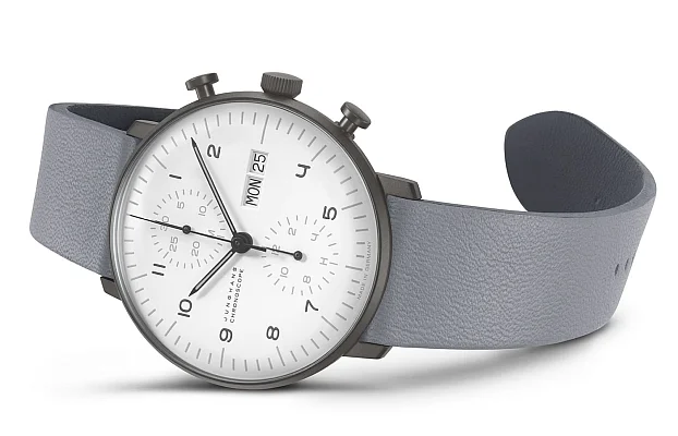 Junghans Max Bill Chronoscope Black and White Special Edition Sapphire 27/4008.02