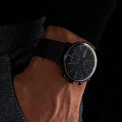 Junghans Max Bill Chronoscope Sapphire Bauhaus Special Edition 27/4409.02