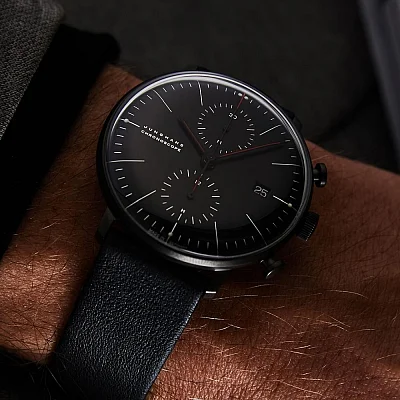 Junghans Max Bill Chronoscope Sapphire Bauhaus Special Edition 27/4409.02